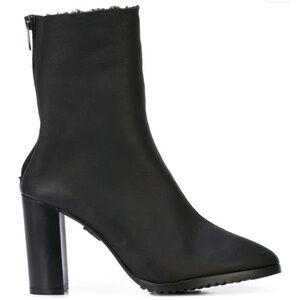Ritch Erani NYFC Leather suede ankle-length Boots with shearling lining